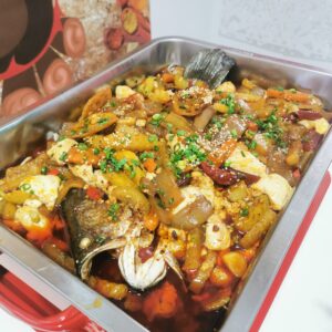 豆花烤鱼 Bean curd grilled fish